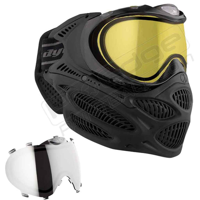 Dye i3 Pro Paintball Mask - Onyx Black - Choose Lens Color