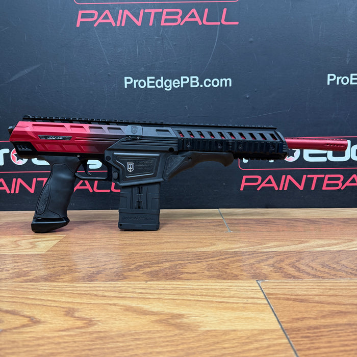 Pre Owned - Dye DAM Mag Fed Marker - Red Black Fade