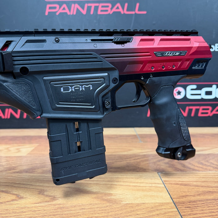 Pre Owned - Dye DAM Mag Fed Marker - Red Black Fade