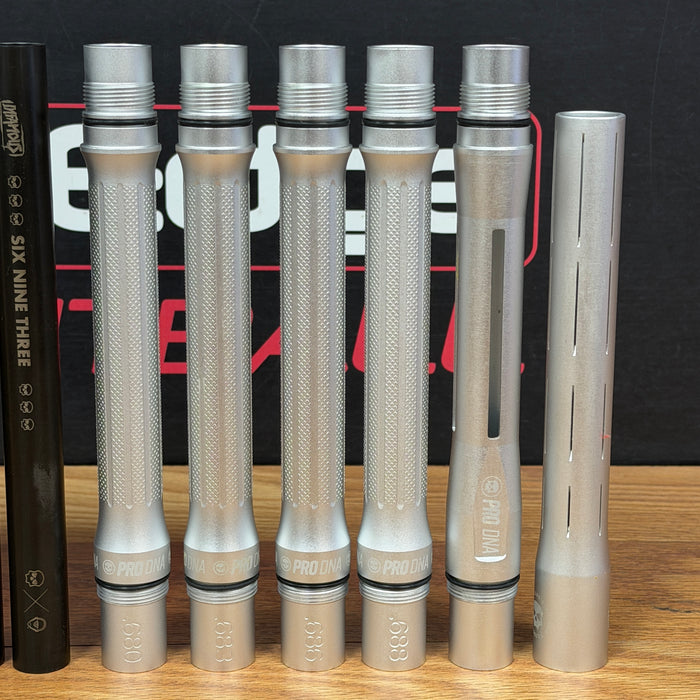 Pre Owned - Infamous Pro DNA Silencio Barrel Kit - Cocker Threading - Silver