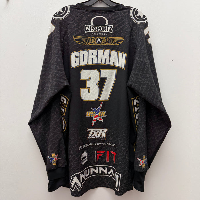 Pre Owned - GI Sportz Anunnaki Jersey - Black Gold - X Large