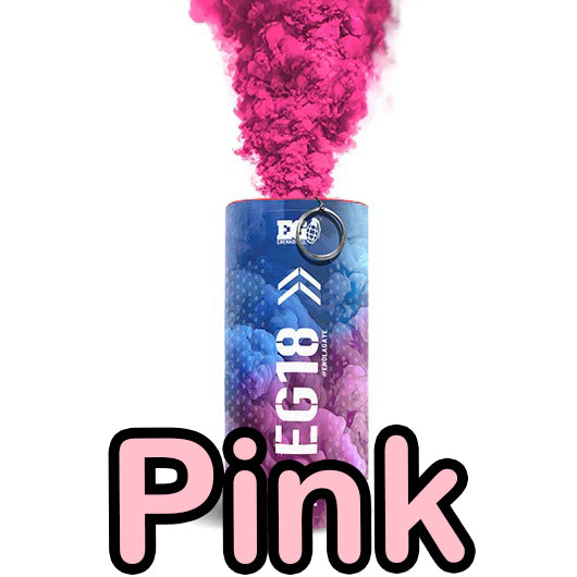 Enola Gaye EG18 -  Gender Reveal Smoke Grenade - PICKUP IN STORE ONLY - PINK