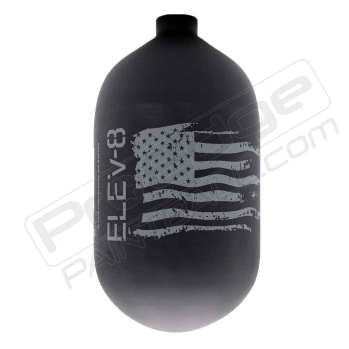 ELEV-8 Products Carbon Fiber Air Tank - Choose Regulator - 68 4500 - Black/Grey
