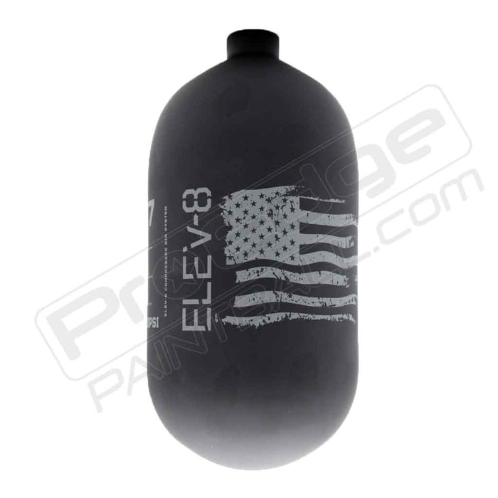 ELEV-8 Products Carbon Fiber Air Tank - Choose Regulator - 77 4500 - Black/Grey