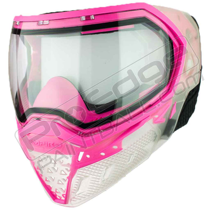 Empire EVS Paintball Mask - Clear/Pink - Choose Lens Color