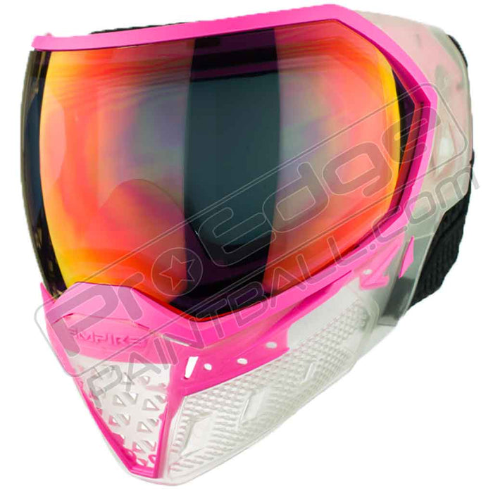 Empire EVS Paintball Mask - Clear/Pink - Choose Lens Color