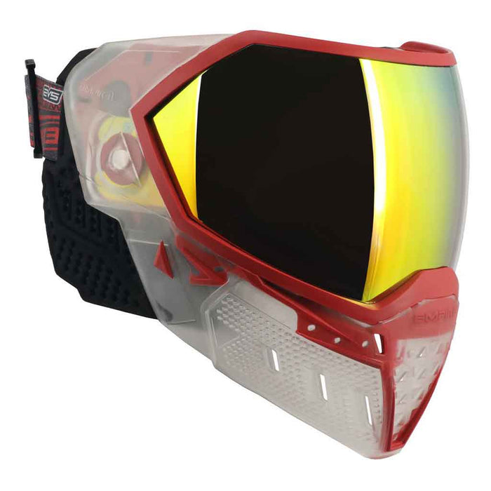 Empire EVS Paintball Mask - Clear/Red - Choose Lens Color