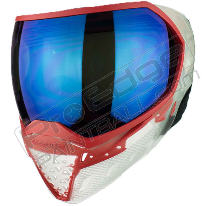 Empire EVS Paintball Mask - Clear/Red - Choose Lens Color