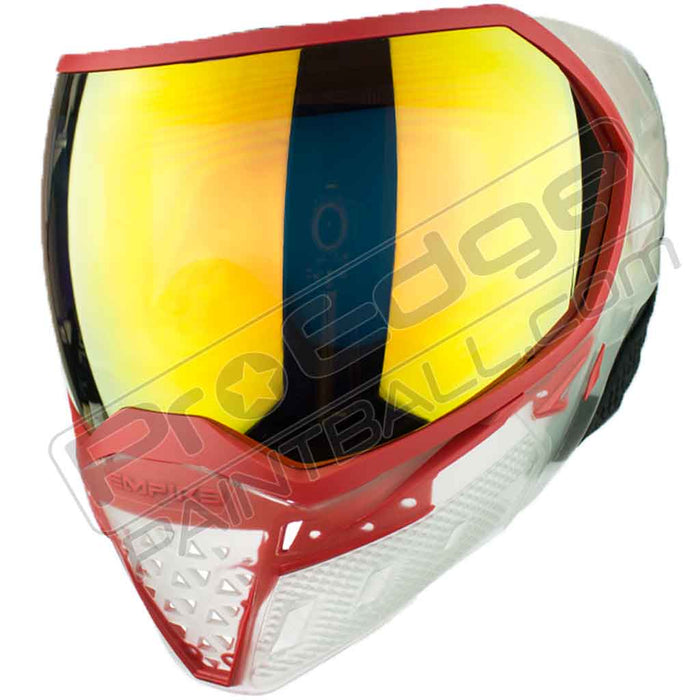 Empire EVS Paintball Mask - Clear/Red - Choose Lens Color