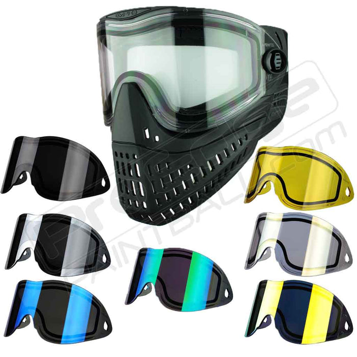 Empire E-Vent Paintball Mask - Black - Choose Lens Color