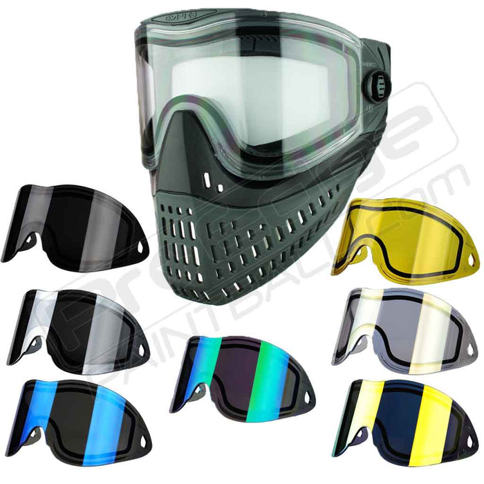 Empire E-Vent Paintball Mask - Grey - Choose Lens Color