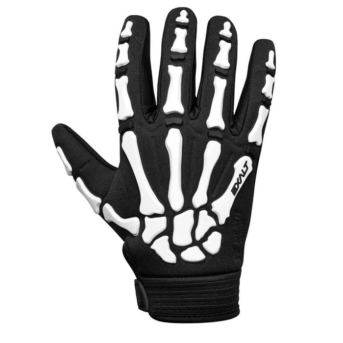 Exalt - Death Grip Gloves - Full Finger - Black / White