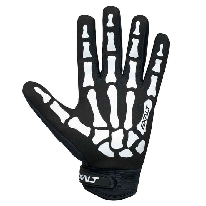 Exalt - Death Grip Gloves - Full Finger - Black / White