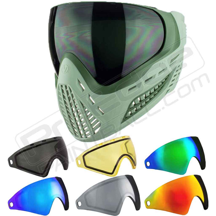 Virtue VIO Ascend Paintball Mask - FGG Dark Olive SE - Choose Lens Color (SKU 19339)