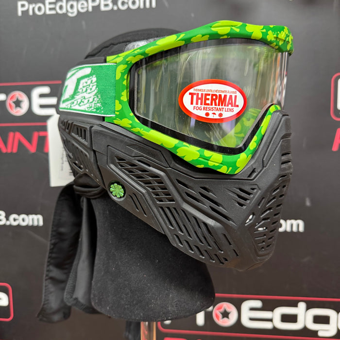 HK Army RMX Paintball Mask Black St Patrick Green