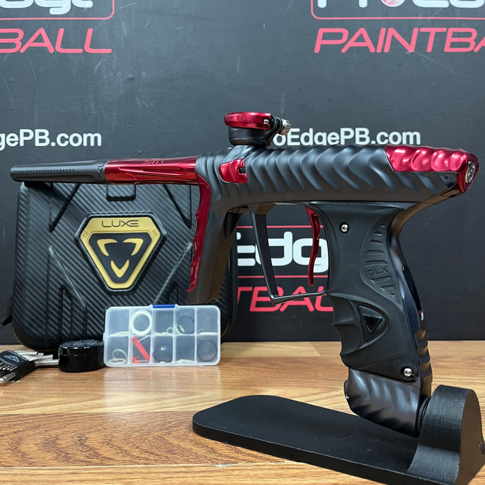 Pre Owned - DLX Luxe X Ripper - Pewter/Red — Pro Edge Paintball