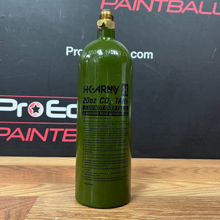 Pre Owned - HK Army Co2 Tank - Olive 20oz