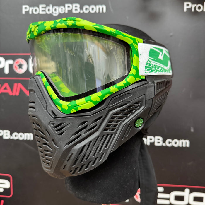 HK Army RMX Paintball Mask Black St Patrick Green