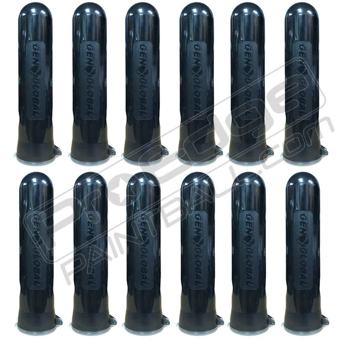 GenX Global Paintball Pods 140 Rd - Black - Box of 156