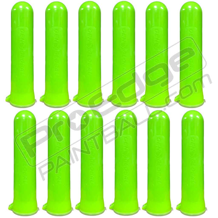 GenX Global Paintball Pods 140 Rd - Lime - Box of 156