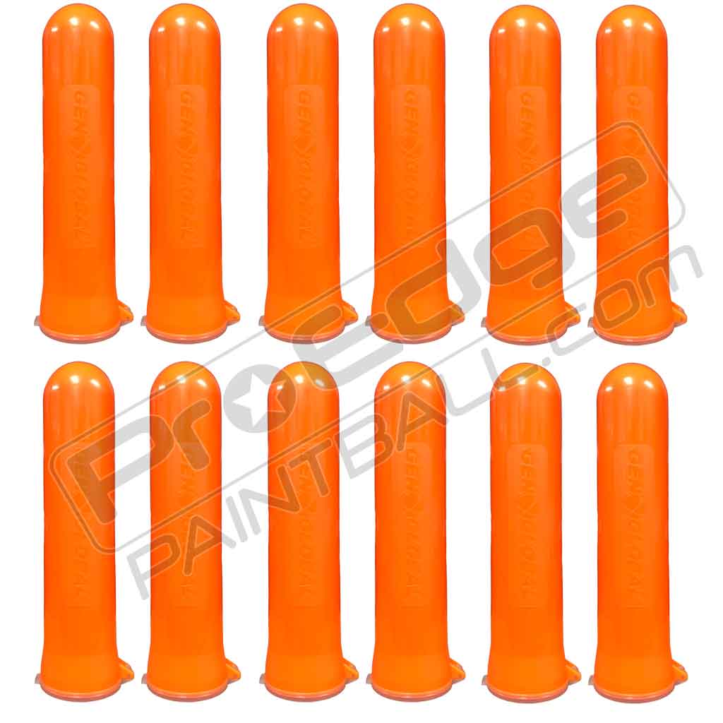 GenX Global Paintball Pods 140 Rd Orange Box of 50 — Pro Edge Paintball