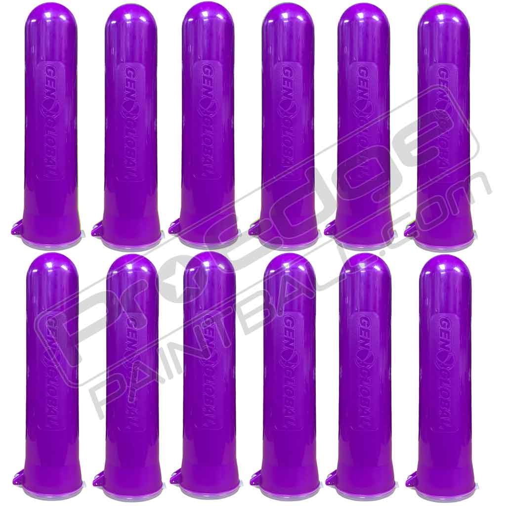 GenX Global Paintball Pods 140 Rd - Purple - Box of 156 Pro Edge Paintball GenX Global Paintball Pods 140 Rd - Purple - Box of 156 Pro Edge Paintball