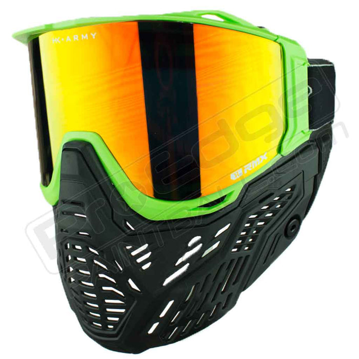 HK Army RMX Goggle System - Neon Green - Choose Lens Color