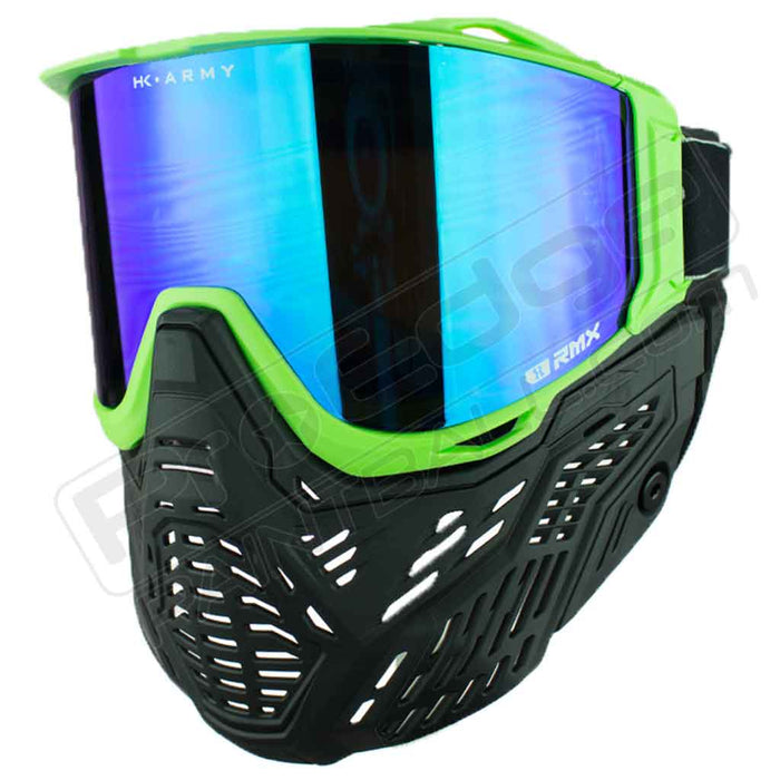 HK Army RMX Goggle System - Neon Green - Choose Lens Color