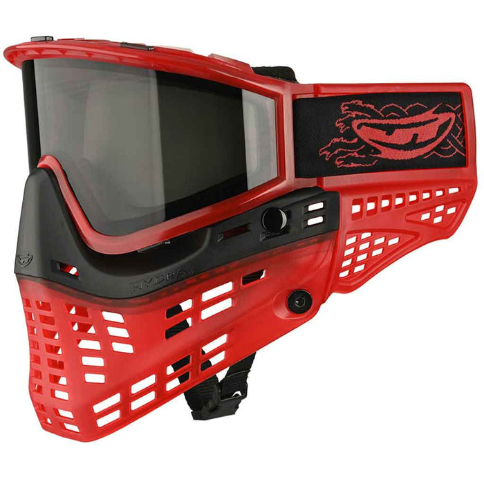 JT x Hydra ProFlex Paintball Mask - Red Ice - W/ Smoke Lens