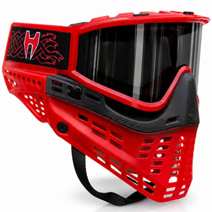 JT x Hydra ProFlex Paintball Mask - Red Ice - W/ Smoke Lens