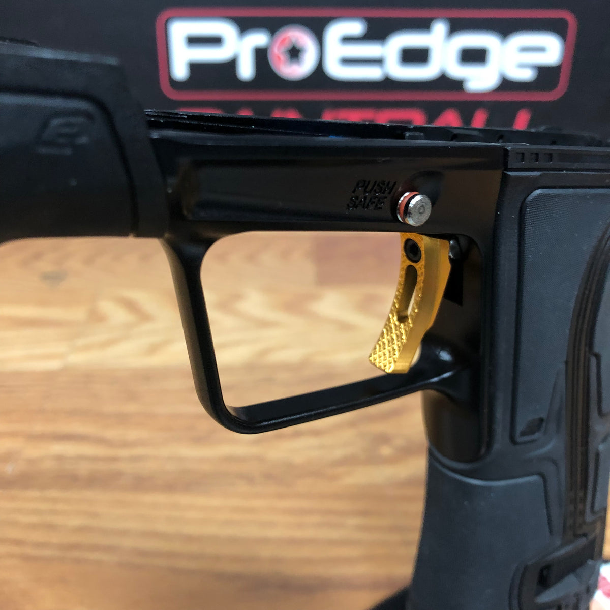 Haptic Trigger STORE DEMO - INFAMOUS CS3 HAPTIC SINGLE TRIGGER - GOLD — Pro Edge Paintball
