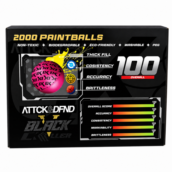 CK Black Advance - 2000 Paintballs - .68 Caliber