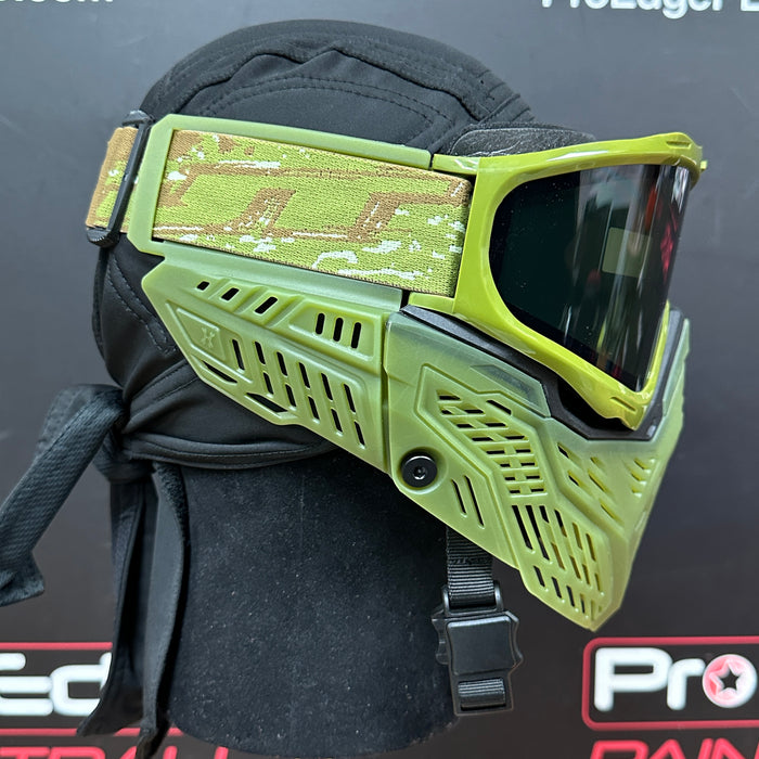 HK Army RMX Paintball Mask Ghost Gator Olive