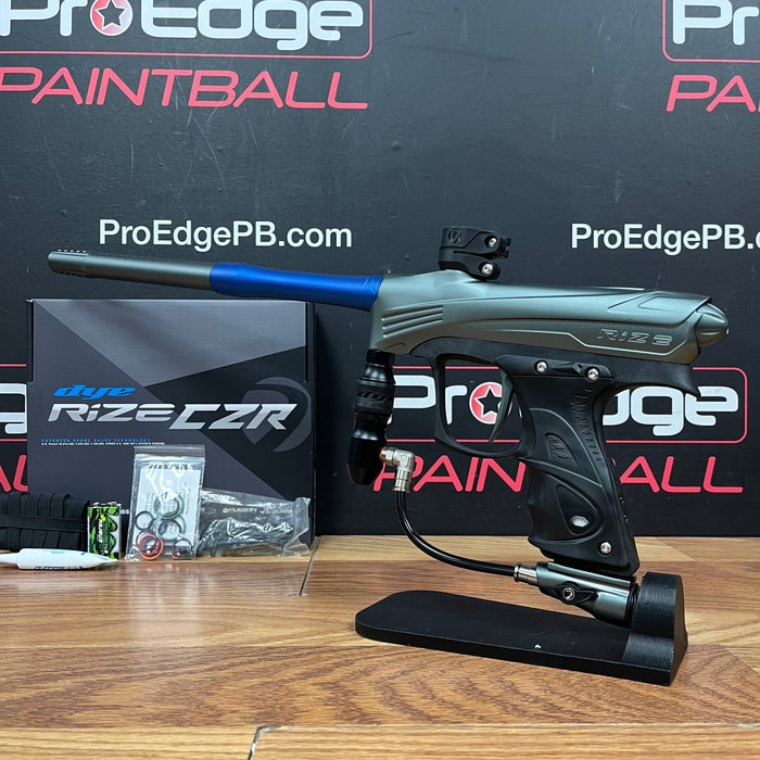 Store Demo - Dye Rize CZR - Grey w/ Blue Barrel Back