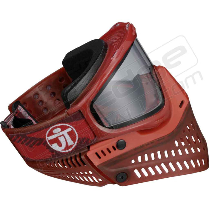 JT Proflex Paintball Mask LE - Birthstone Ice Ruby -  W/ Clear Lens