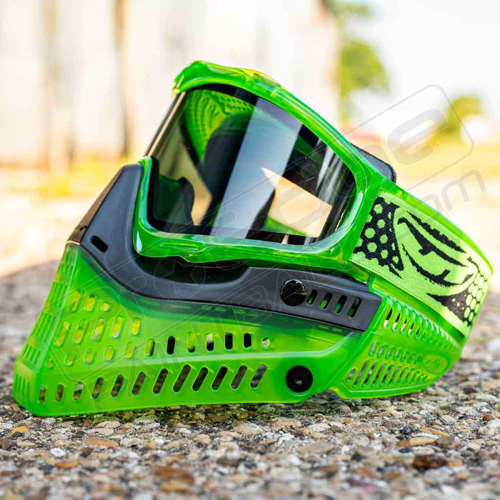 JT Proflex Paintball Mask - Lucky 15 - Ice Lime