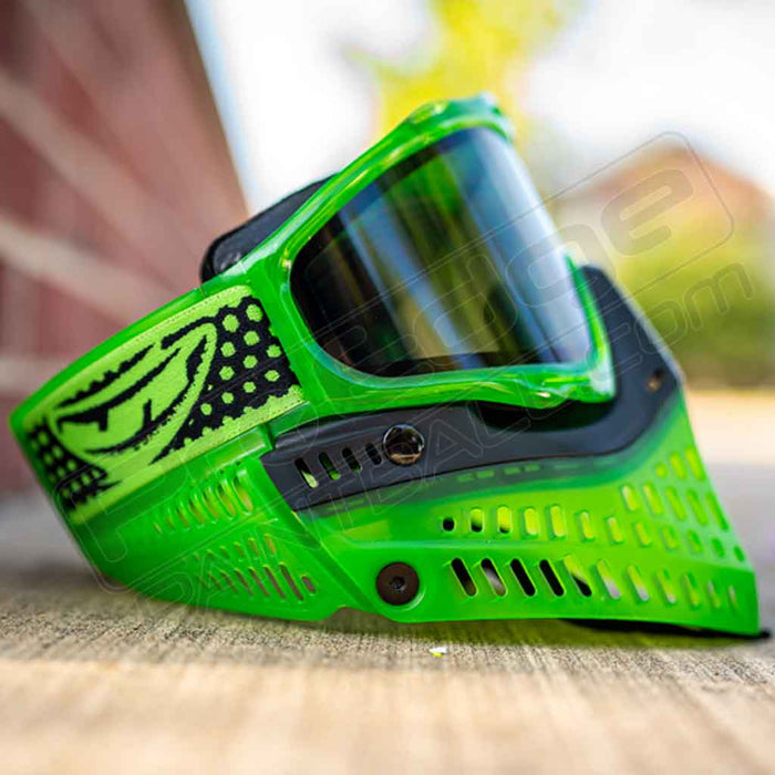 JT Proflex Paintball Mask - Lucky 15 - Ice Lime