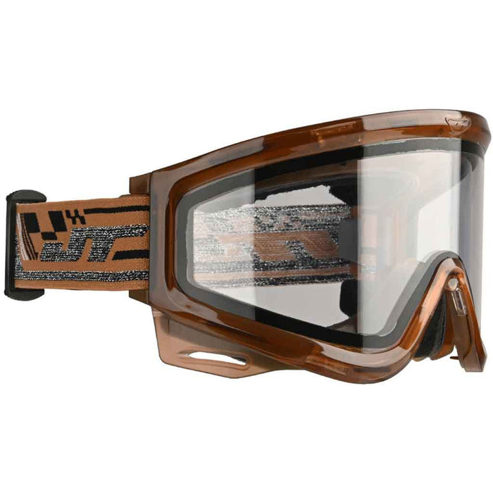 JT QLS Goggle Frame Complete - Ice Brown - Choose Lens