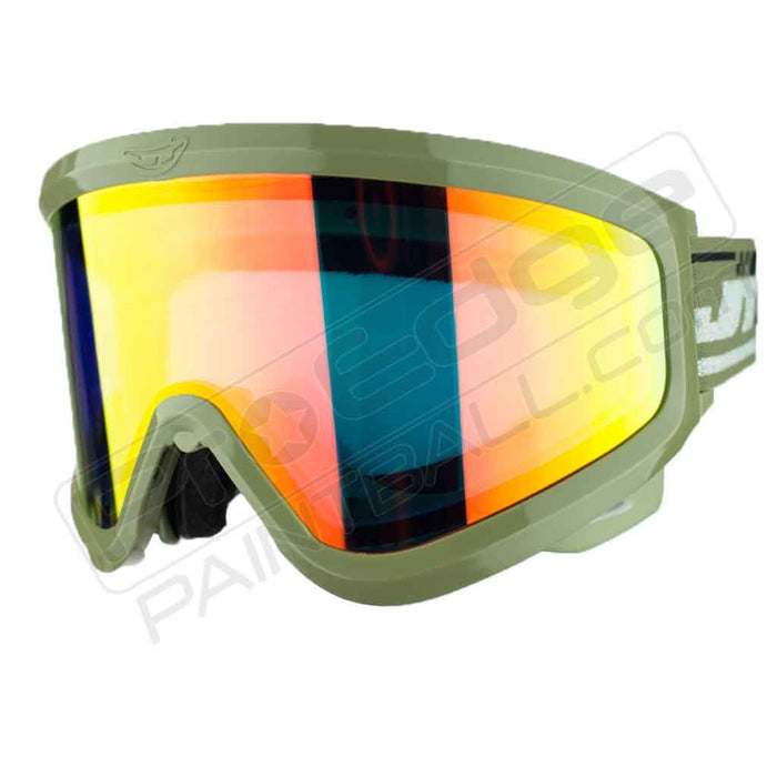 JT QLS Goggle Frame Complete - Olive - Choose Lens