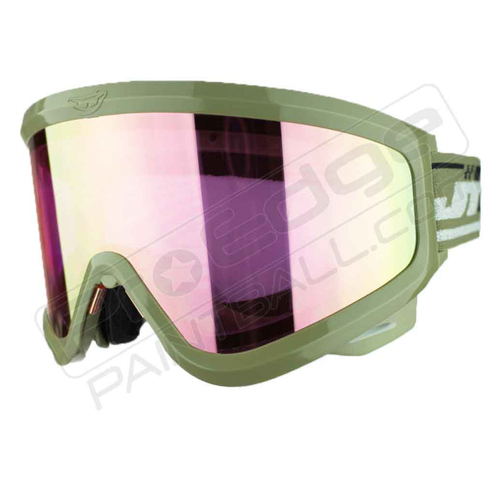 JT QLS Goggle Frame Complete - Olive - Choose Lens