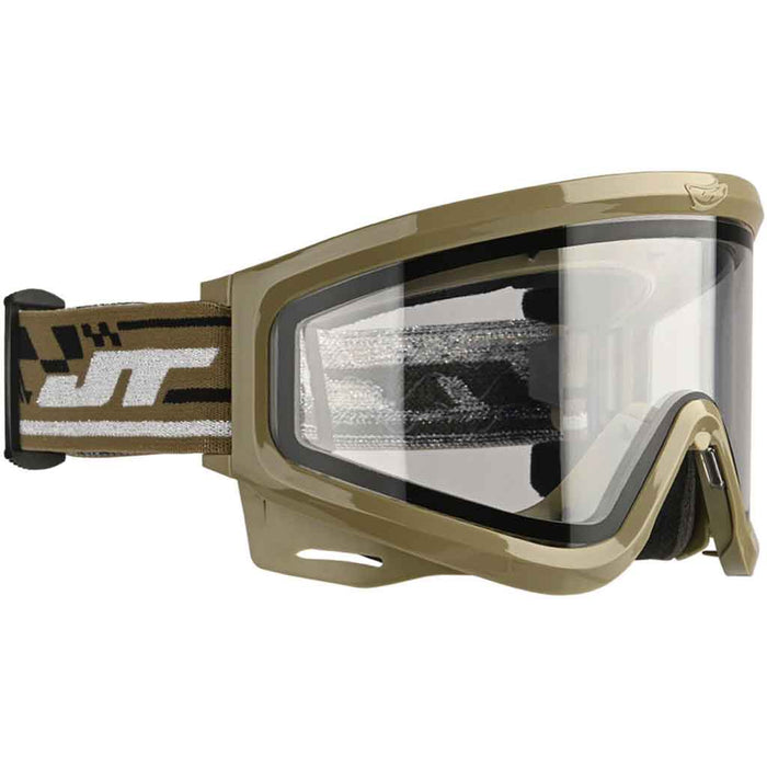 JT QLS Goggle Frame Complete - Olive - Choose Lens