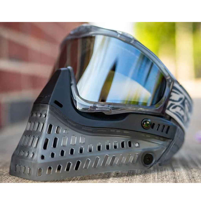 JT Proflex Paintball Mask - Ice Series Stratus Smoke W/ Chrome Lens