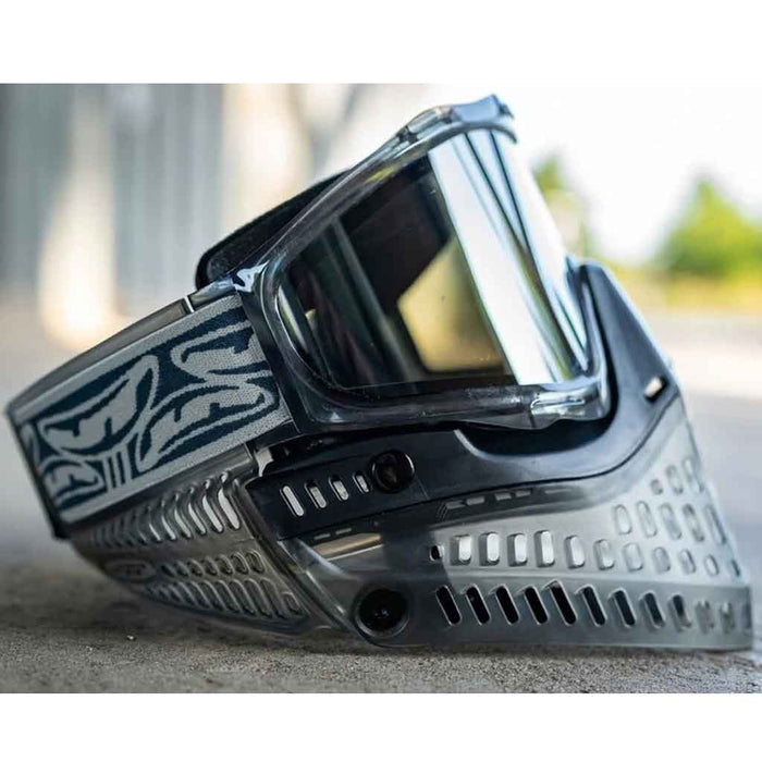 JT Proflex Paintball Mask - Ice Series Stratus Smoke W/ Chrome Lens