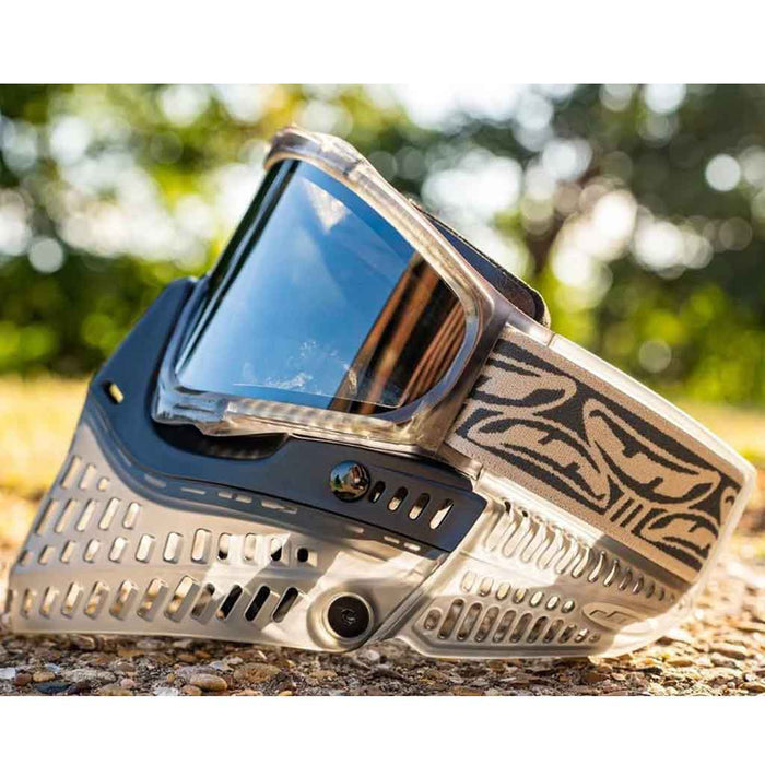 JT Proflex Paintball Mask - Ice Series Stratus Smoke W/ Chrome Lens