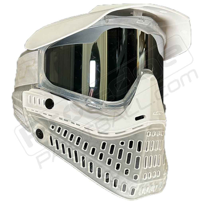 JT Proflex Paintball Mask - White Out - Clear White