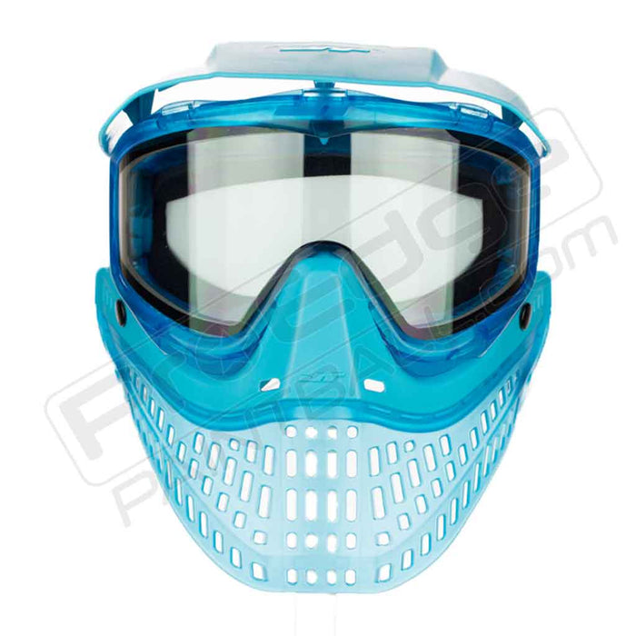 JT Proflex Paintball Mask LE - Birthstone Ice Turquoise -  W/ Clear Lens