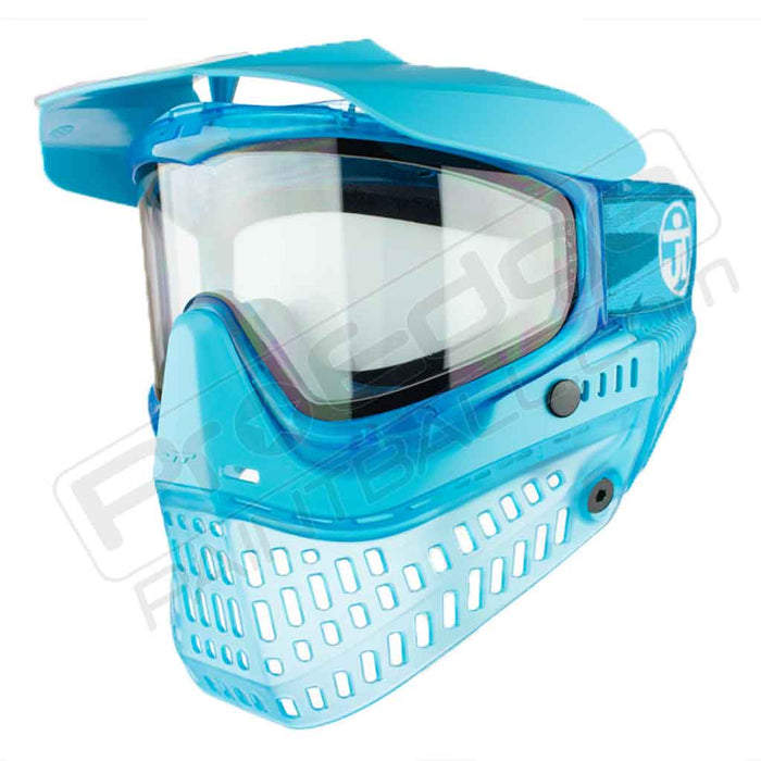 JT Proflex Paintball Mask LE - Birthstone Ice Turquoise -  W/ Clear Lens