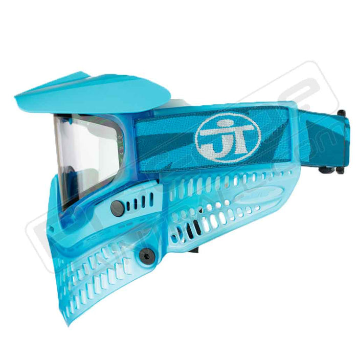 JT Proflex Paintball Mask LE - Birthstone Ice Turquoise -  W/ Clear Lens