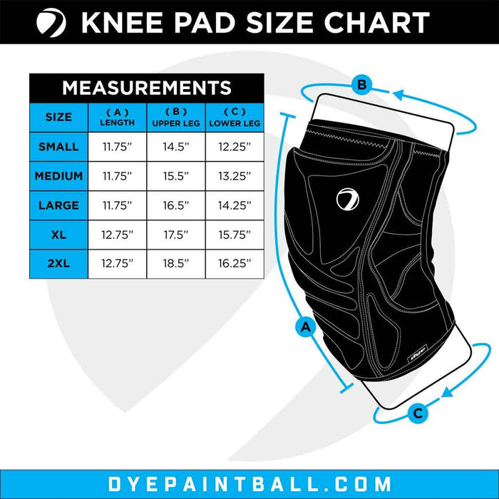 Dye Performance Paintball Knee Pads - Pre Owned