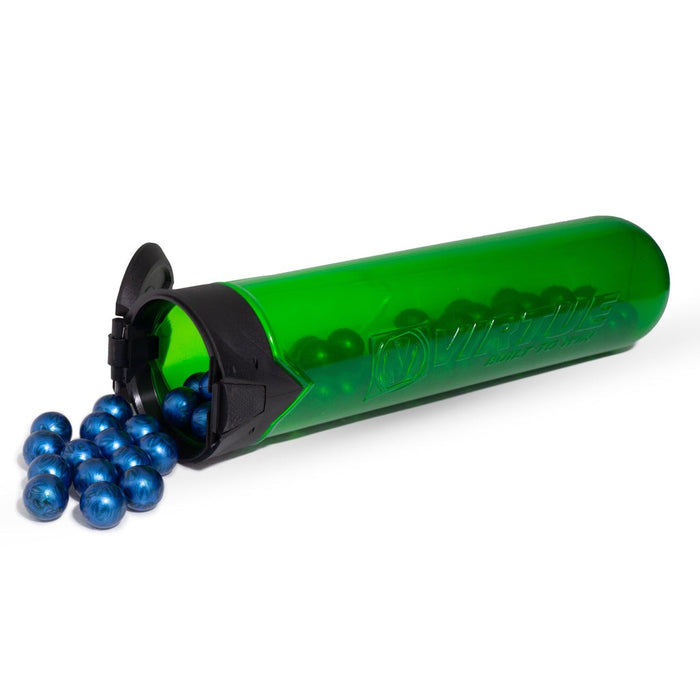 HK Army 165 Round Push Button Paintball Pod - Lime/Black/Lime Color, Fast Reloads